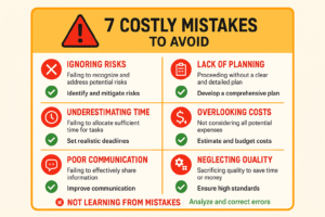 WARNING INFOGRAPHIC - Clean infographic layout