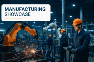 MANUFACTURING SHOWCASE- Dynamic manufacturing floor shot