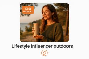 ECO PRODUCT SHOWCASE]- Lifestyle influencer outdoors