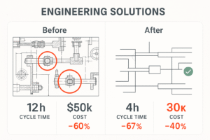 ENGINEERING SOLUTIONS- Professional split-screen design