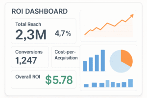ROI DASHBOARD - Professional analytics dashboard