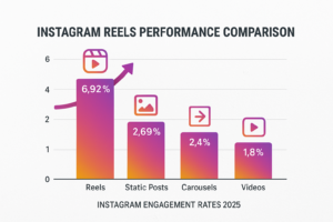 Instagram Reels Performance Chart